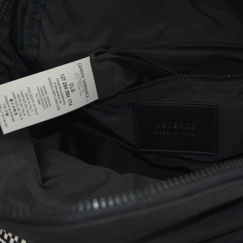 Versace Logo Nylon Backpack - Picture 13 of 16